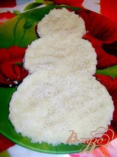 «Салат «Весёлый снеговик»» - приготовления блюда - шаг 2