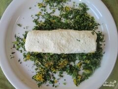 «Брускетта с зеленью и козьим сыром» - приготовления блюда - шаг 2