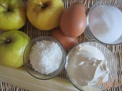 «Пирог с яблоками» - приготовления блюда - шаг 1
