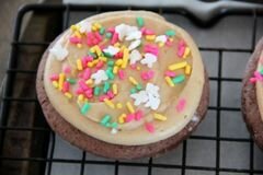 «Шоколадное печенье с арахисовой глазурью» - приготовления блюда - шаг 20