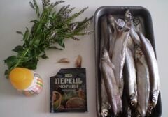 «Рыба жаренная ароматная» - приготовления блюда - шаг 1