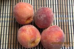 «Замороженные персики» - приготовления блюда - шаг 1