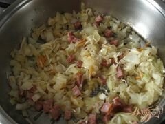 «Пшеная каша с квашеной капустой» - приготовления блюда - шаг 3