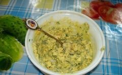 «Яйца фаршированные с голубым сыром» - приготовления блюда - шаг 5