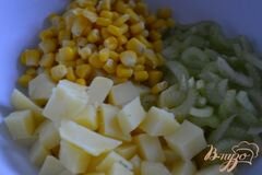 «Картофельный салат с корнишонами» - приготовления блюда - шаг 2