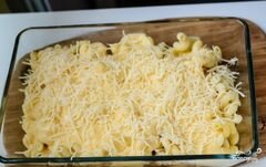 «Макаронная запеканка с сыром» - приготовления блюда - шаг 7