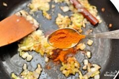 «Креветки с карри» - приготовления блюда - шаг 6