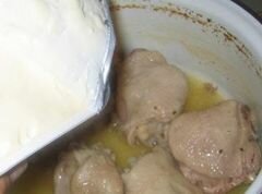 «Курица в сырном соусе» - приготовления блюда - шаг 2