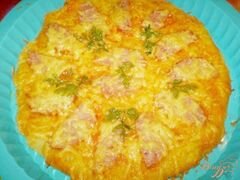 «Пицца с колбасой и сыром» - приготовления блюда - шаг 6