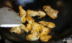 «Курица с овощами в воке» - приготовления блюда - шаг 5