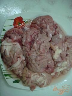 «Мозги жареные» - приготовления блюда - шаг 1