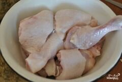 «Куриные ножки в кляре» - приготовления блюда - шаг 1