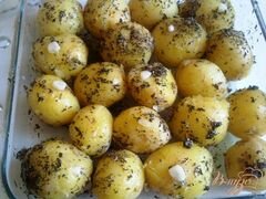 «Картофель с базиликом» - приготовления блюда - шаг 4