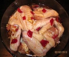 «Крылышки чили» - приготовления блюда - шаг 4