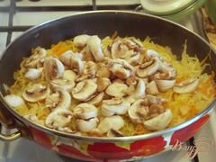 «Тушеная капуста с грибами» - приготовления блюда - шаг 4