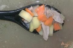 «Картофельный суп со свининой и зеленым горошком» - приготовления блюда - шаг 4