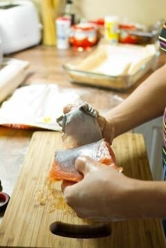 «Пирог с рыбой» - приготовления блюда - шаг 3