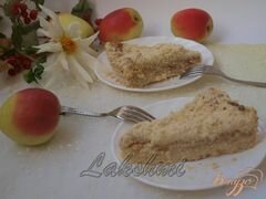 «Яблочно-творожный насыпной пирог» - приготовления блюда - шаг 3
