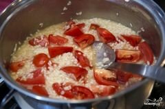«Ризотто с помидорами» - приготовления блюда - шаг 8