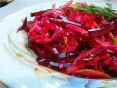«Салат из капусты и свёклы» - приготовления блюда - шаг 7