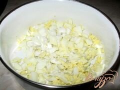 «Салат с баклажанами и зеленым горошком "Ирина"» - приготовления блюда - шаг 2