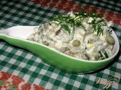 «Салат с баклажанами и зеленым горошком "Ирина"» - приготовления блюда - шаг 6