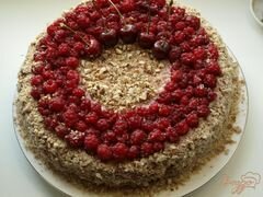 «Торт из пряников с ягодами» - приготовления блюда - шаг 8