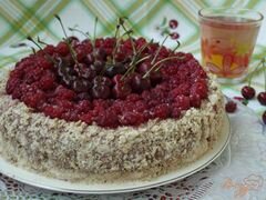 «Торт из пряников с ягодами» - приготовления блюда - шаг 9