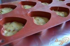 «Закусочные кексики с сыром и ветчиной» - приготовления блюда - шаг 4