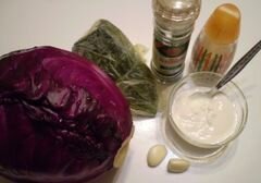 «Салат из краснокочанной капусты» - приготовления блюда - шаг 1
