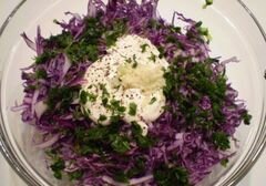 «Салат из краснокочанной капусты» - приготовления блюда - шаг 4