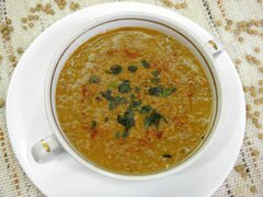 «Суп-пюре из чечевицы» - приготовления блюда - шаг 8