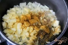 «Восточный суп с фаршем» - приготовления блюда - шаг 3