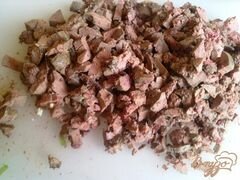 «Слоеный печеночный салатик» - приготовления блюда - шаг 5