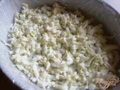 «Слоеный печеночный салатик» - приготовления блюда - шаг 6