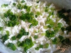 «Слоеный печеночный салатик» - приготовления блюда - шаг 7