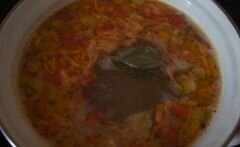 «Быстрый суп с фрикадельками и фасолью» - приготовления блюда - шаг 4