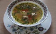 «Быстрый суп с фрикадельками и фасолью» - приготовления блюда - шаг 5