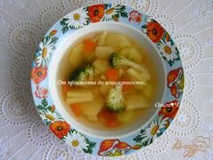 «Овощной суп с брокколи» - приготовления блюда - шаг 5
