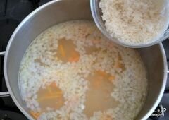«Суп с рисом и картошкой» - приготовления блюда - шаг 9