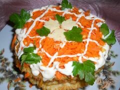 «Тортик из капустных блинчиков» - приготовления блюда - шаг 6
