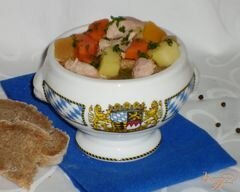 «Айнтопф с репой (Kohlrübeneintopf)» - приготовления блюда - шаг 5