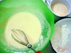 «Тыквенные блинчики со шпинатом и творогом» - приготовления блюда - шаг 2