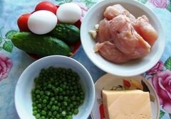 «Салат «Di pollo» - приготовления блюда - шаг 1