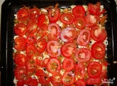 «Цветная капуста с яйцом и помидорами» - приготовления блюда - шаг 4