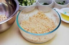 «Клубнично-огуречное табули» - приготовления блюда - шаг 1