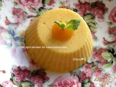 «Пирожное-суфле из хурмы с абрикосовым конфитюром "Оранжевые облака"» - приготовления блюда - шаг 5