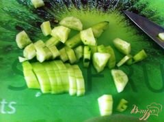 «Овощной салат с сыром Джугос» - приготовления блюда - шаг 3