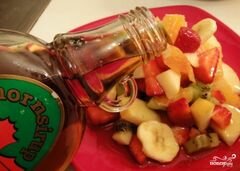 «Сладкий салат из фруктов» - приготовления блюда - шаг 4