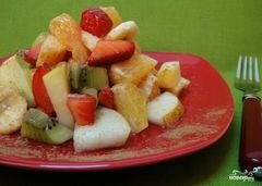 «Сладкий салат из фруктов» - приготовления блюда - шаг 5